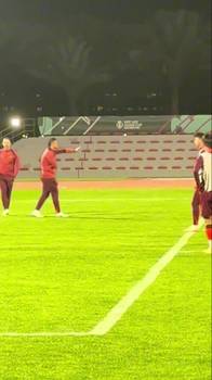 派上用场了!U23国足赛前练习点球